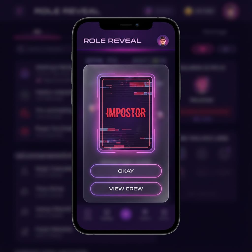 Interfaz digital multijugador mostrando salas activas del impostor juego online