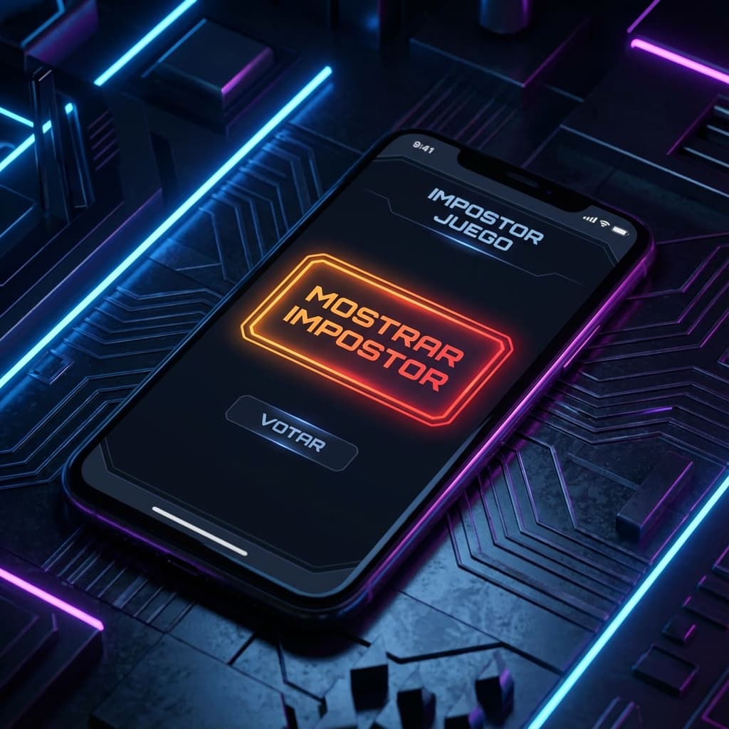 Pantalla revelando los impostores al final de la partida del impostor juego