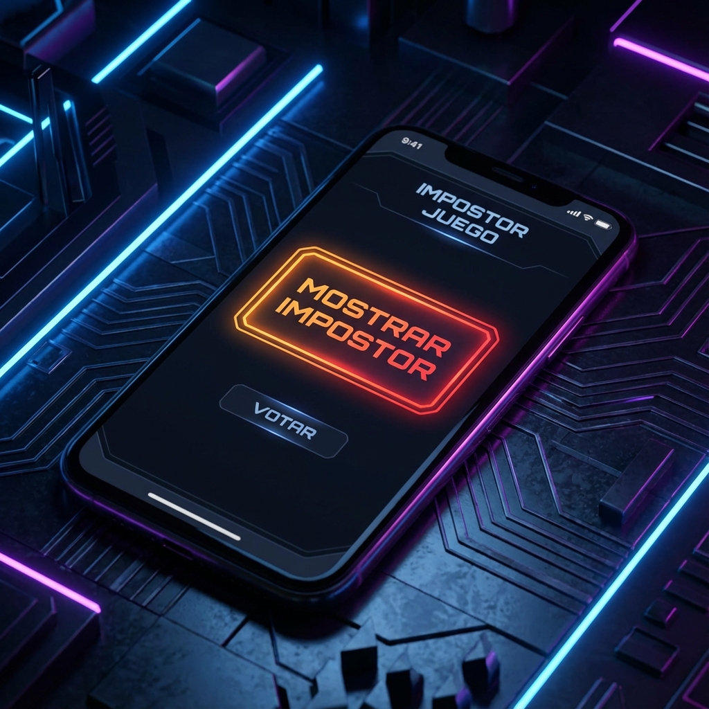 Pantalla revelando los impostores al final de la partida del impostor juego